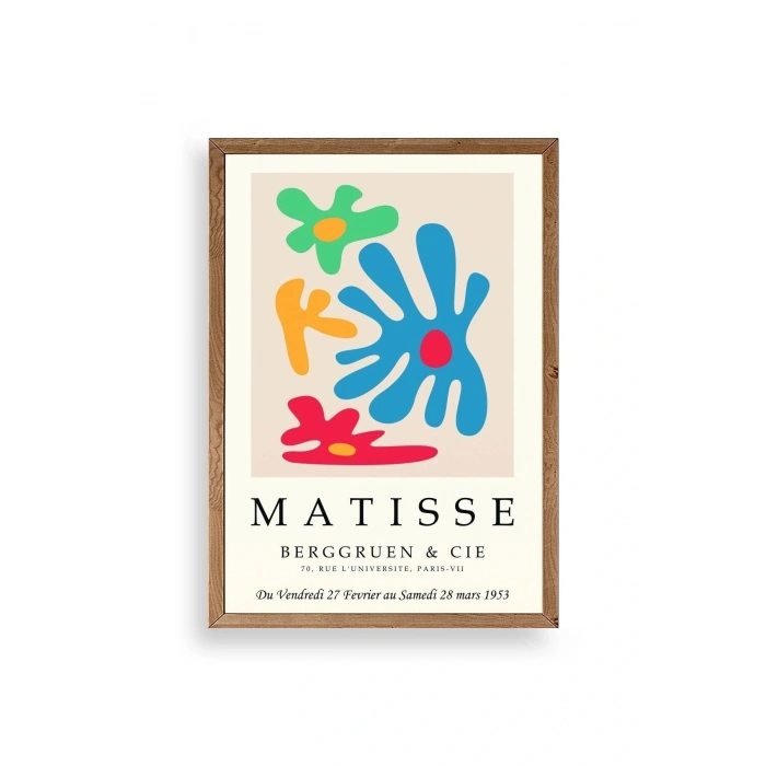 Fransız Ahşap Çerçeveli Tablo 30 x 42