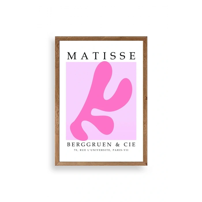 Fransız Ahşap Çerçeveli Tablo 50 x 70