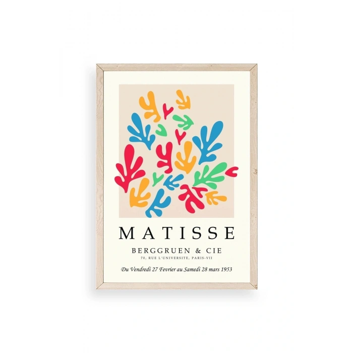 Fransız Ahşap Çerçeveli Tablo 50 x 70