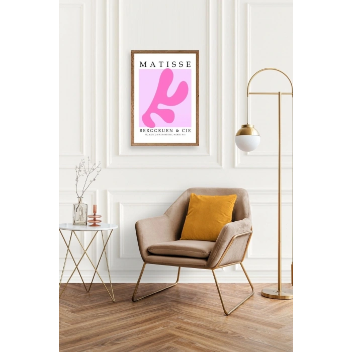 Fransız Ahşap Çerçeveli Tablo 50 x 70