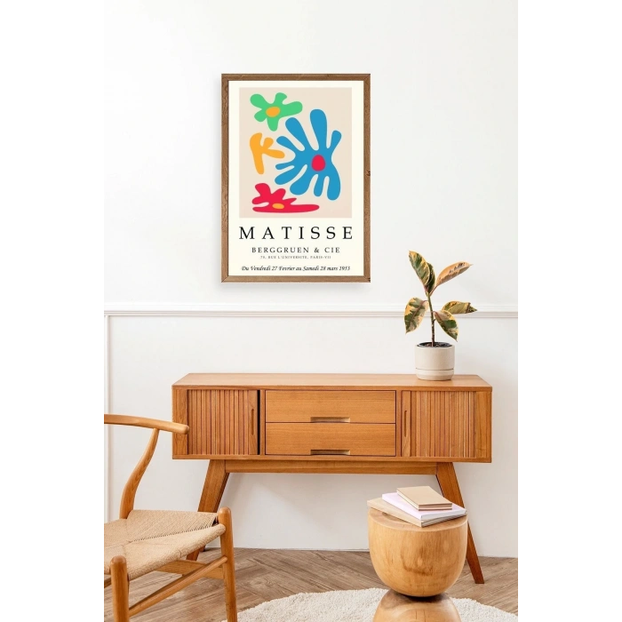 Fransız Ahşap Çerçeveli Tablo 50 x 70