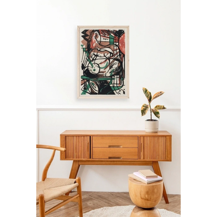 Franz Marc Ahşap Çerçeveli Tablo 17 x 23