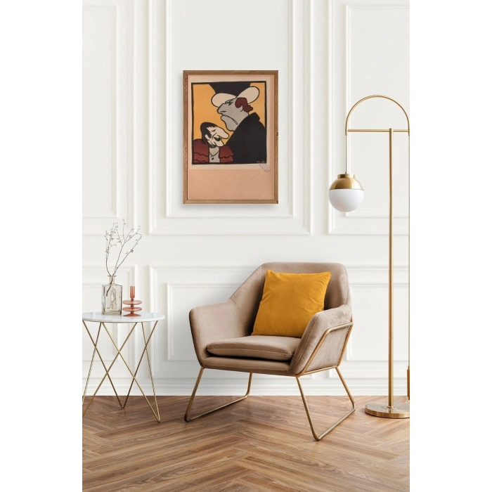 Frueh Ahşap Çerçeveli Tablo 17 x 23