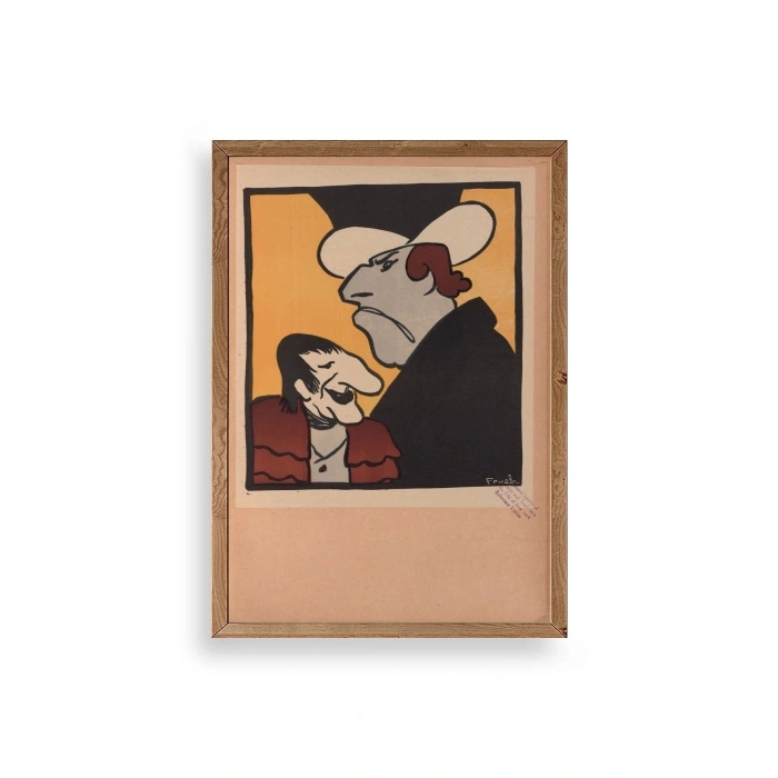 Frueh Ahşap Çerçeveli Tablo 30 x 42