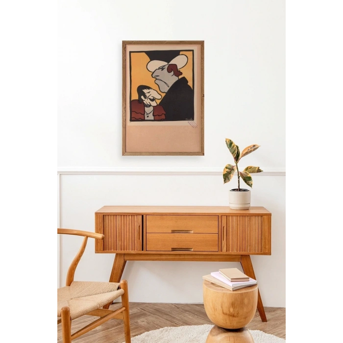 Frueh Ahşap Çerçeveli Tablo 30 x 42