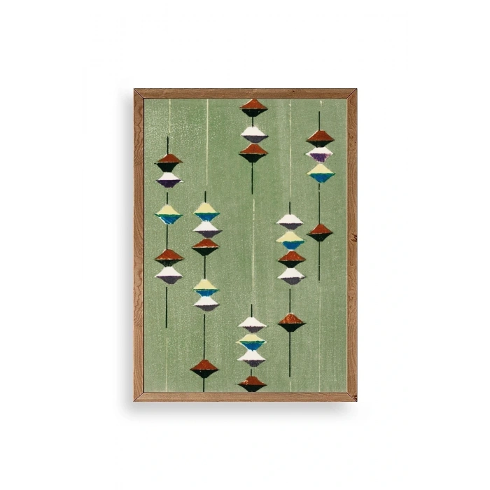 Furuya Korin Ahşap Çerçeveli Tablo 30 x 42