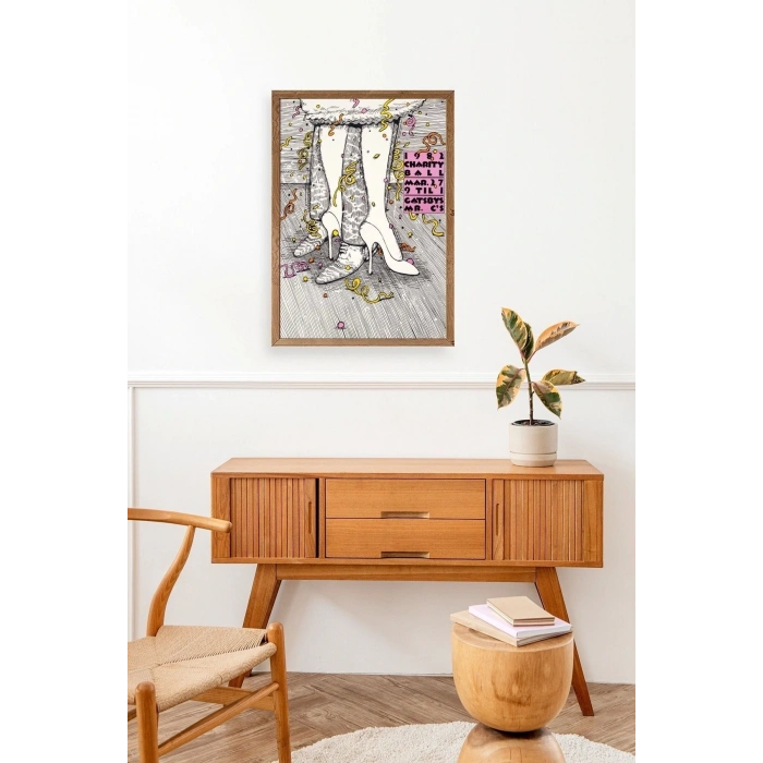 Gastbys Ahşap Çerçeveli Tablo 17 x 23