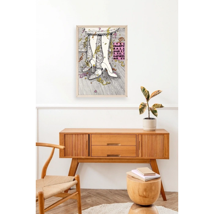 Gastbys Ahşap Çerçeveli Tablo 30 x 42