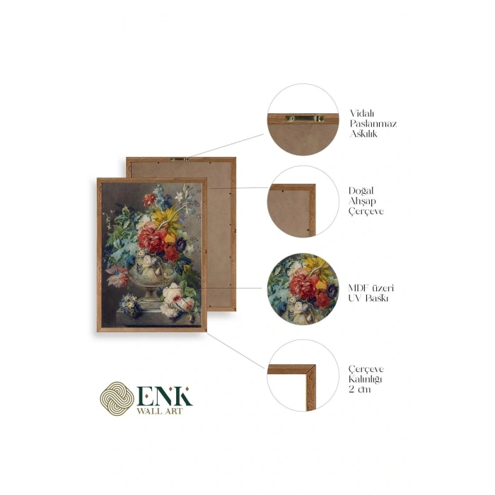 Georgius Jacobus Johannes Ahşap Çerçeveli Tablo 23 x 30