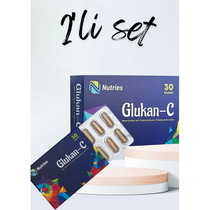 Glukan-c Bağışıklık Destek Takviyesi 30 Kapsül – 2’li Avantaj Paketi