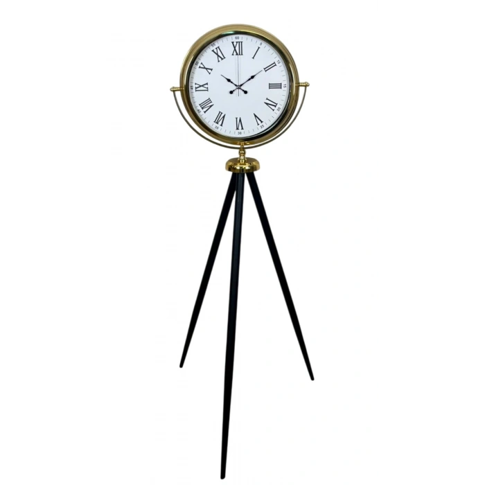 Gold Roma Rakamlı Lüks Tripod Ayaklı Saat