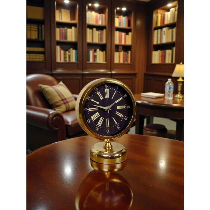 Goldora 25 x 20 Gold Metal Masa Saati