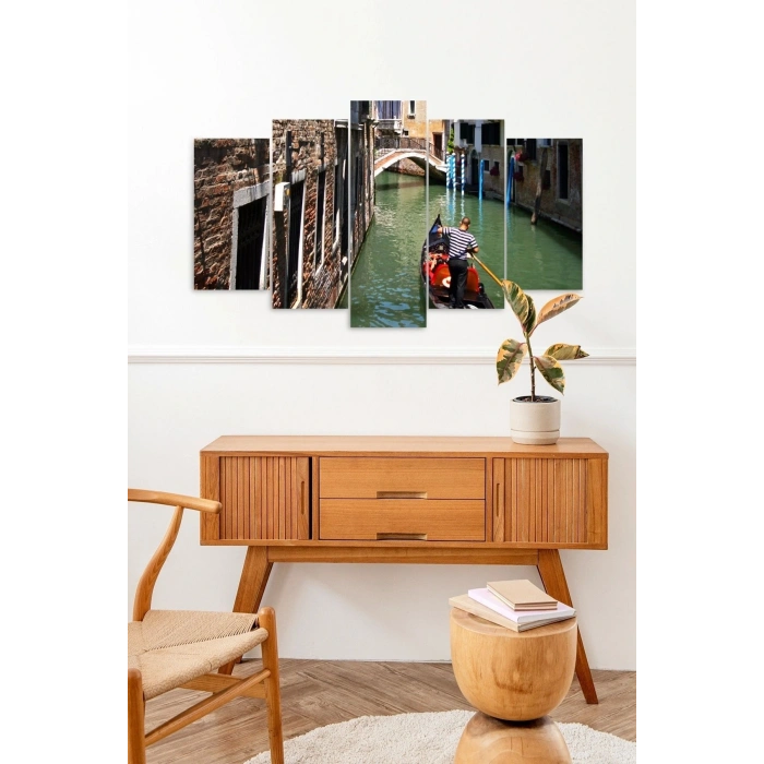 Gondol 5 Parçalı Mdf Tablo 60 x 100