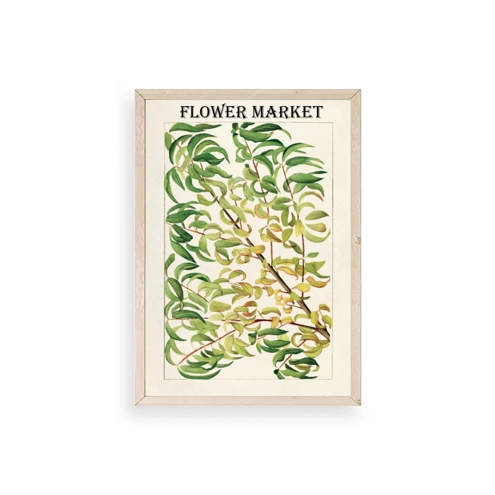 Grancica Breskve Ahşap Çerçeveli Tablo 17 x 23