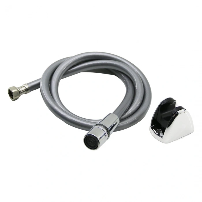 GRİ PLASTİK PERLATÖRLÜ TAHARATMATİK HORTUM  120CM (5365)