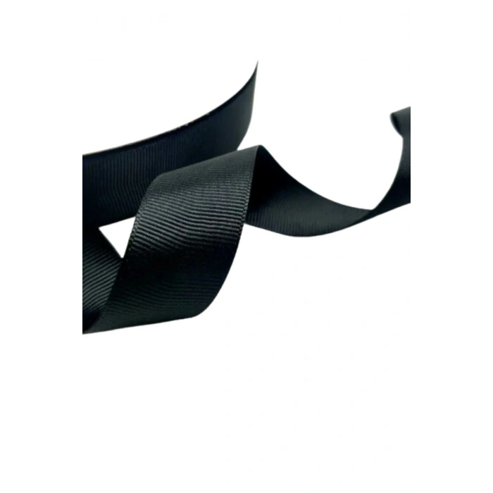 Grogren Kurdele 3 Cm 10 Metre  Siyah