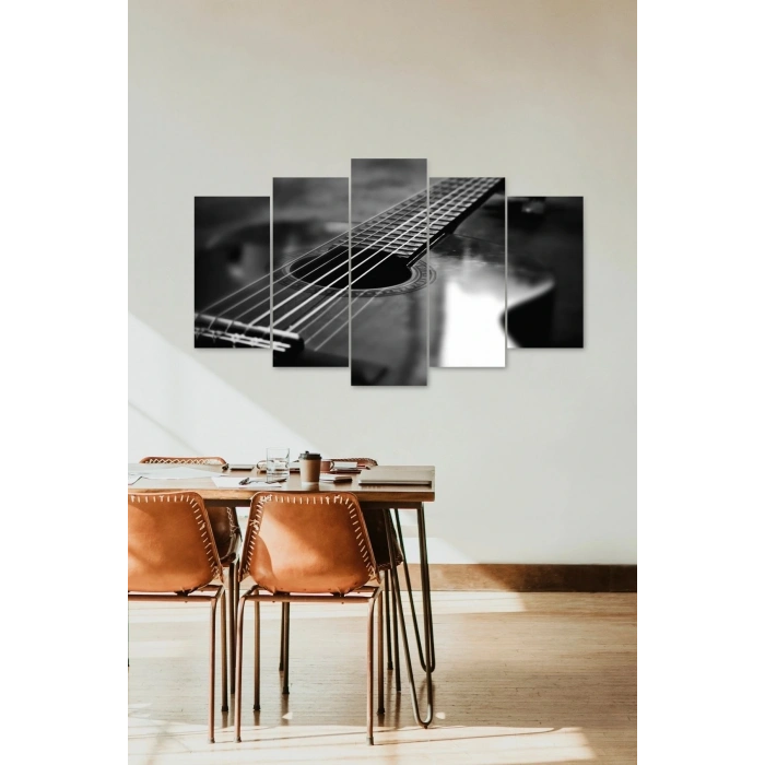 Guitar 5 Parçalı Mdf Tablo 60 x 100
