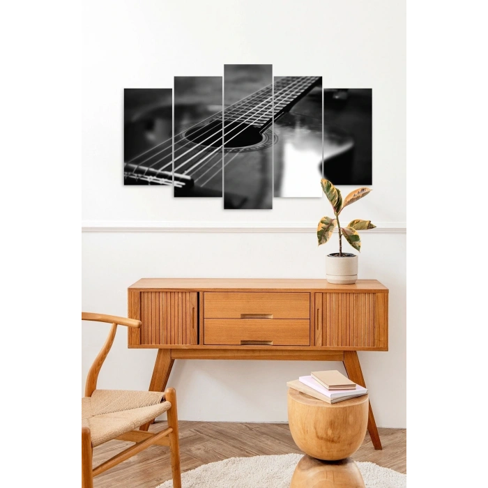 Guitar 5 Parçalı Mdf Tablo 60 x 100
