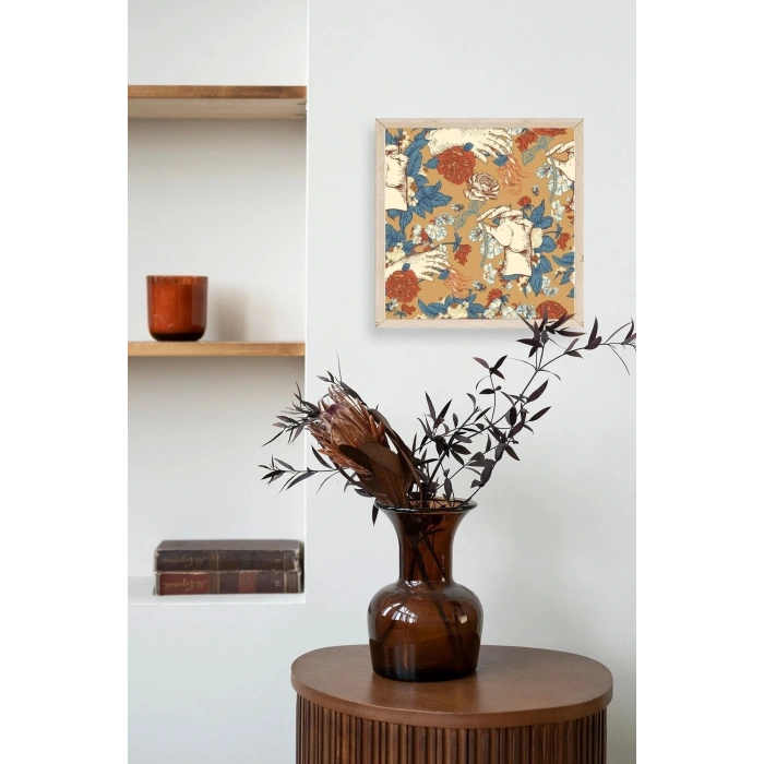 Güller Ahşap Çerçeveli Tablo 42 x 42