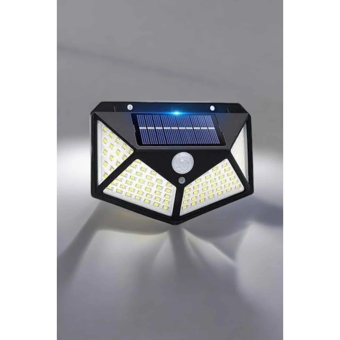 Güneş Enerjili Solar Bahçe Işıklandırma 100 Led Sensörlü 1 Adet