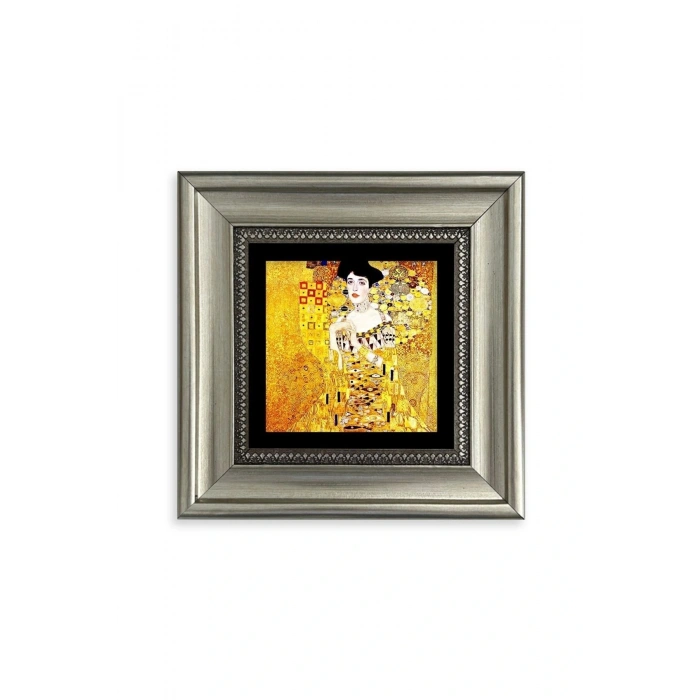 Gustav Klimpt Çerçeveli Taş Tablo 20 cm