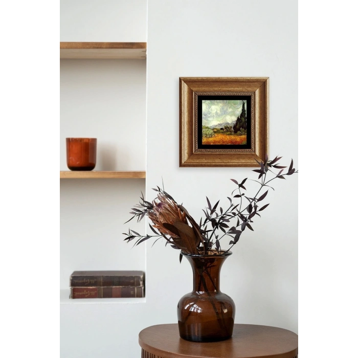 Gustav Klimpt Çerçeveli Taş Tablo 20 cm