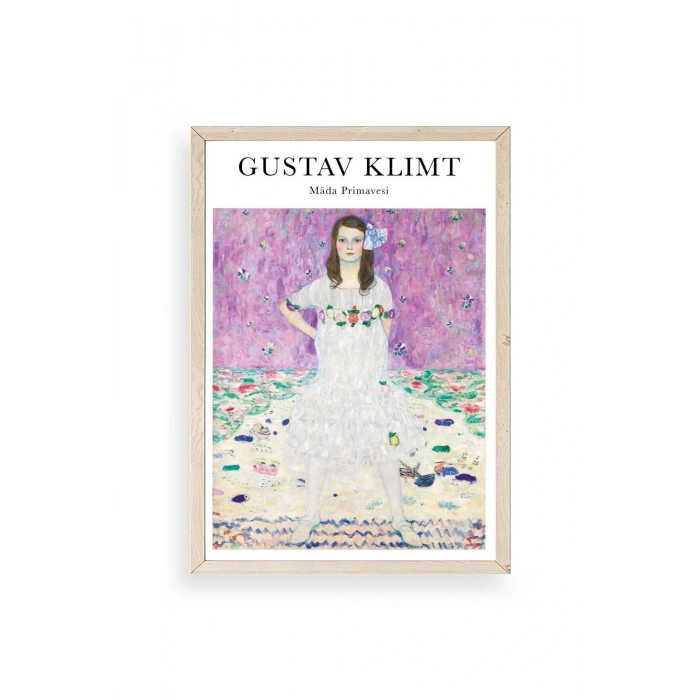 Gustav Klimt Ahşap Çerçeveli Tablo 30 x 42