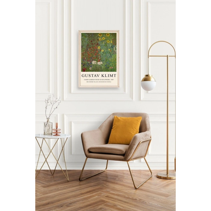 Gustav Klimt Ahşap Çerçeveli Tablo 30 x 42