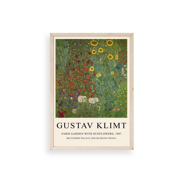 Gustav Klimt Ahşap Çerçeveli Tablo 50 x 70