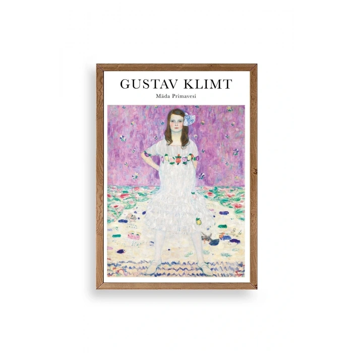 Gustav Klimt Ahşap Çerçeveli Tablo 50 x 70