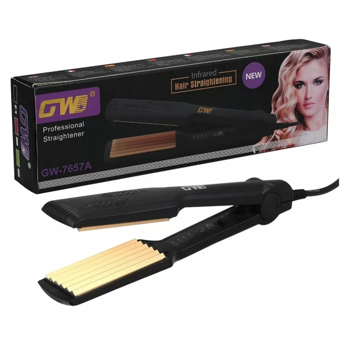 GW-7657 Elektrikli Zikzak Isıtma Ayarı Dalgalı Saç Modelleyici Saç Şekillendirici Aracı (5365)