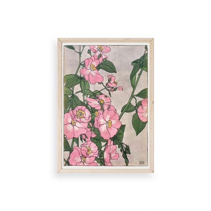 H. B. O. Ahşap Çerçeveli Tablo 17 x 23