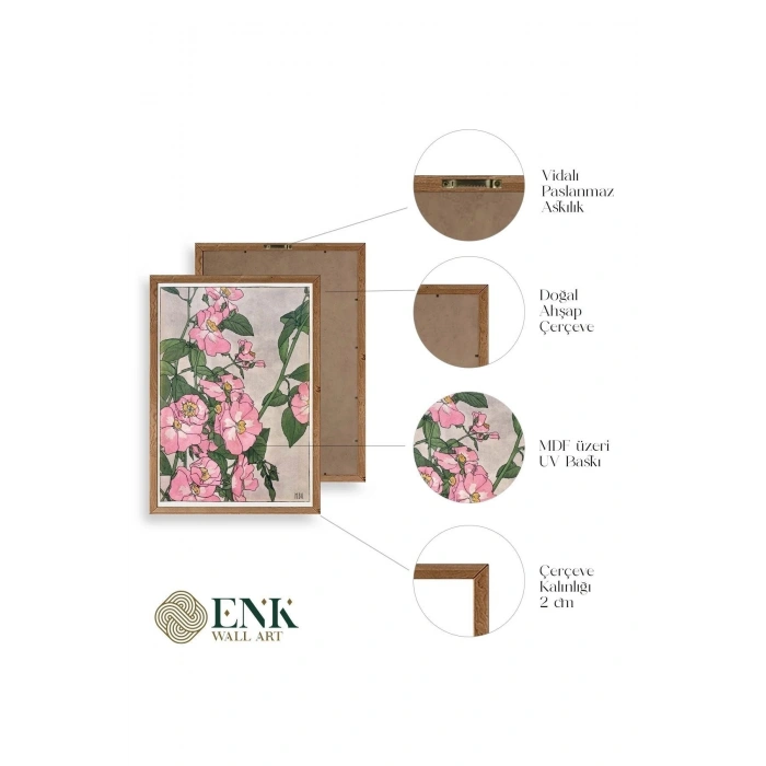 H. B. O. Ahşap Çerçeveli Tablo 30 x 42