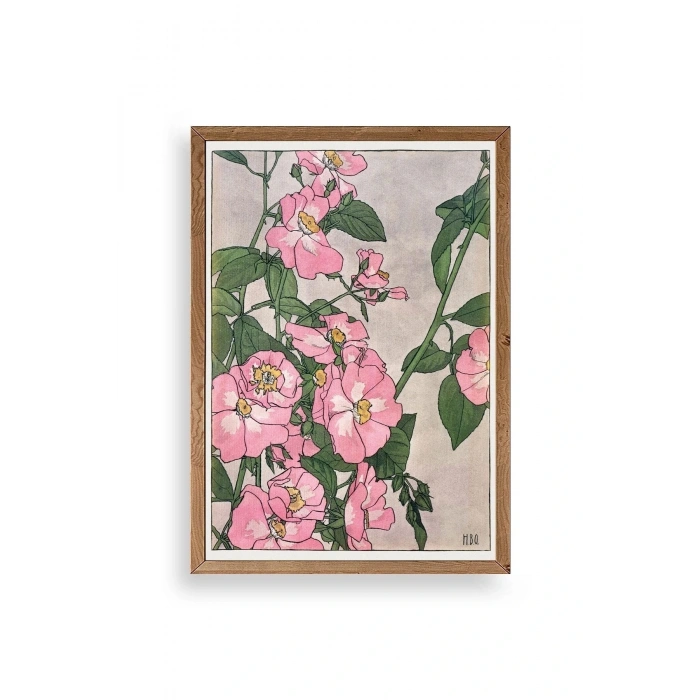 H. B. O. Ahşap Çerçeveli Tablo 50 x 70