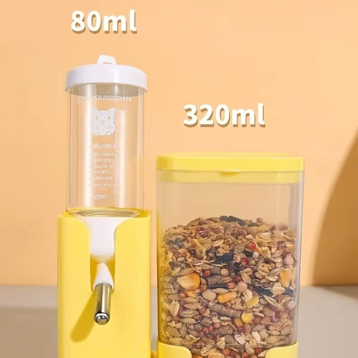 Hamster Mama ve Su Kabı - 2si 1 Arada - 80 ml Su Haznesi