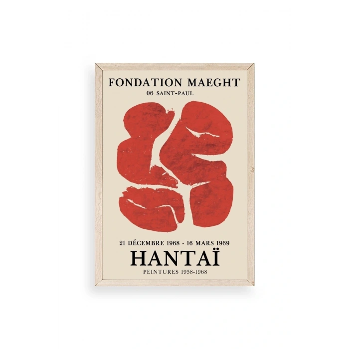 Hantai Ahşap Çerçeveli Tablo 17 x 23