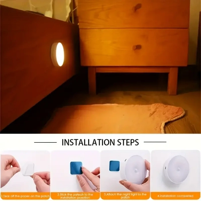 Motion Sensor USB Rechargeable LED Light Lamp (5365)
