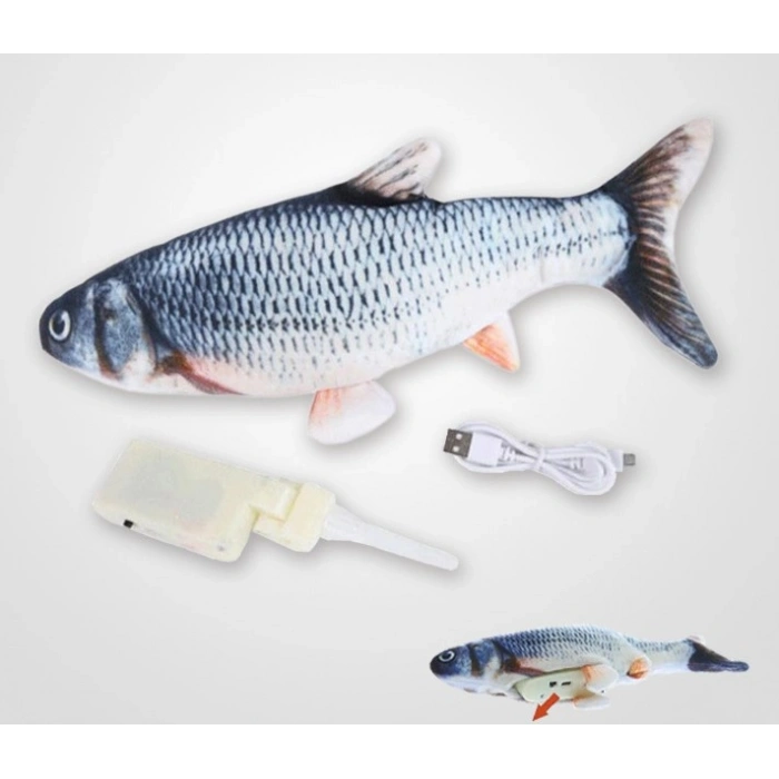 Movable Fish Cat Toy Rechargeable
