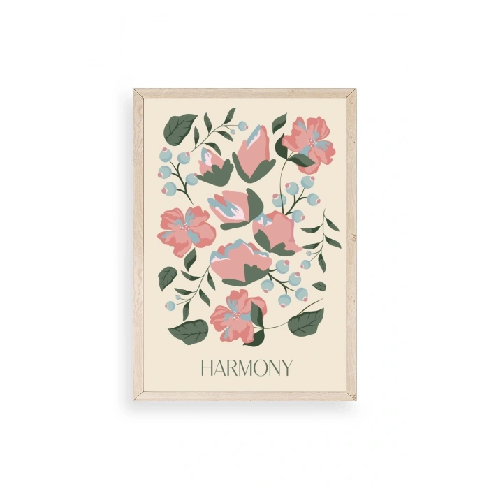 Harmony Ahşap Çerçeveli Tablo 30 x 42