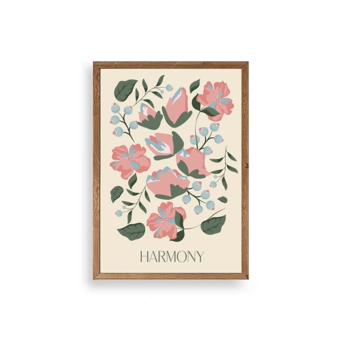 Harmony Ahşap Çerçeveli Tablo 50 x 70
