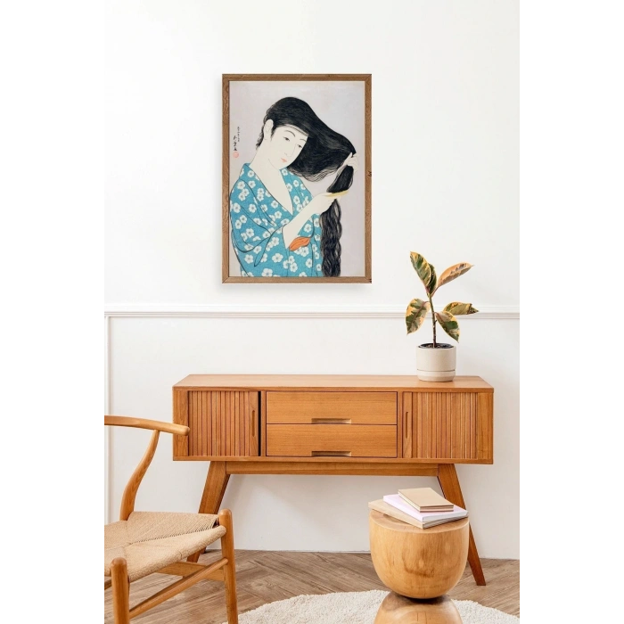 Hashiguchi Goyo Ahşap Çerçeveli Tablo 30 x 42