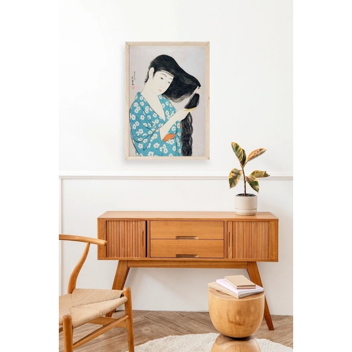 Hashiguchi Goyo Ahşap Çerçeveli Tablo 50 x 70