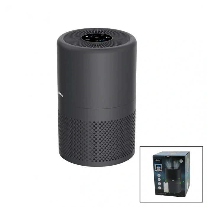 HAVA TEMİZLEME CİHAZI 3 KADEME FİLTRELEME OTOMATİK FAN UV AYDINLATMA SESSİZ UYKU MOD WİFİ UZAKTAN KONTROL SAP-5508 (5365)
