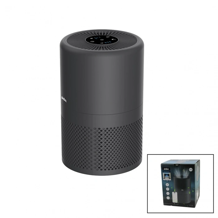 HAVA TEMİZLEME CİHAZI 3 KADEME FİLTRELEME OTOMATİK FAN UV AYDINLATMA SESSİZ UYKU MOD WİFİ UZAKTAN KONTROL SAP-5508 (5365)