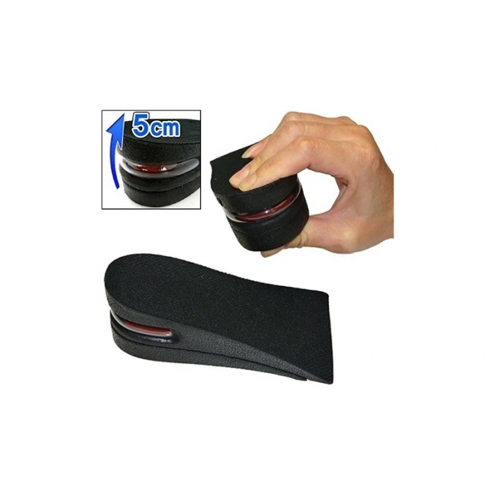 Hava Yastıklı Tabanlık (5 CM) (SİYAH) (5365)