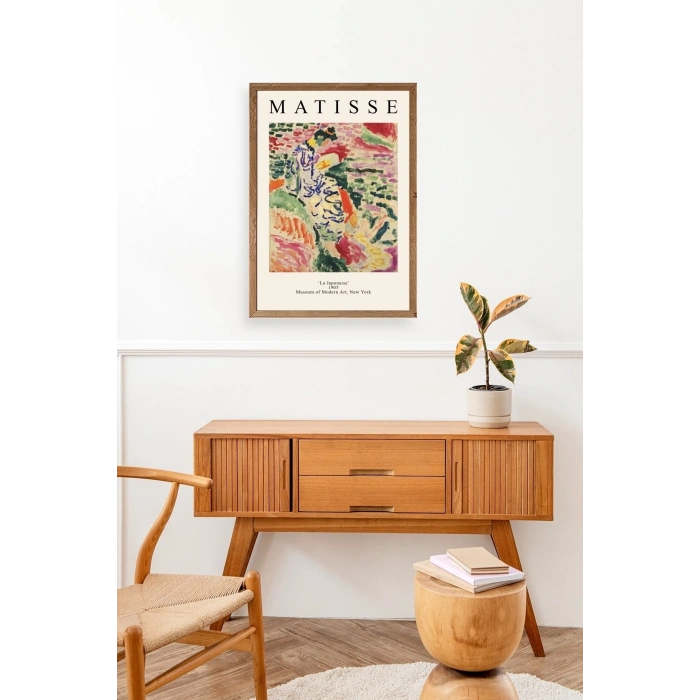 Henri Matisse Ahşap Çerçeveli Tablo 17 x 23