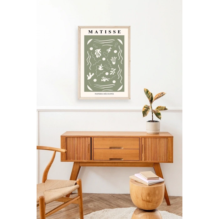 Henri Matisse Ahşap Çerçeveli Tablo 17 x 23