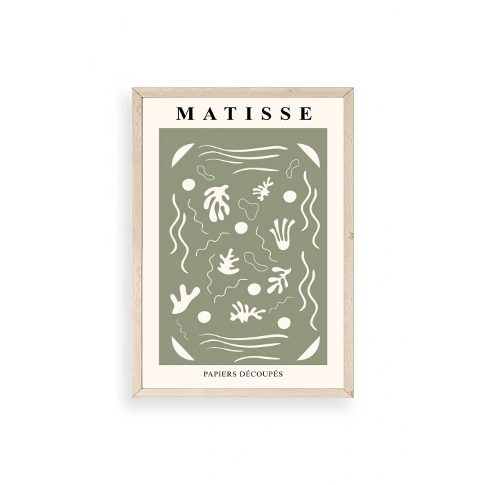 Henri Matisse Ahşap Çerçeveli Tablo 23 x 30