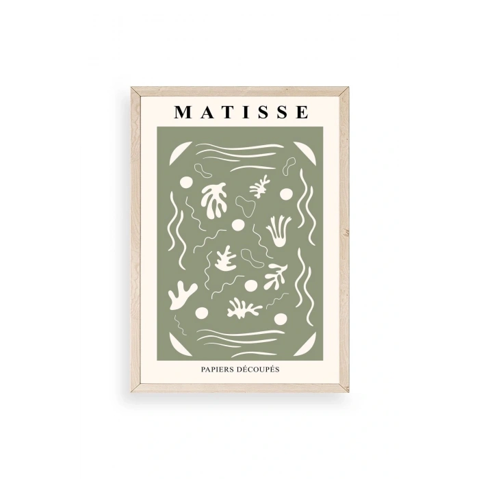 Henri Matisse Ahşap Çerçeveli Tablo 23 x 30