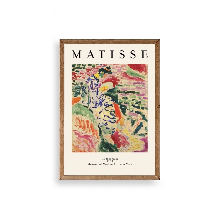 Henri Matisse Ahşap Çerçeveli Tablo 23 x 30